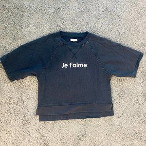 Je t'aime Madewell Top Size S
